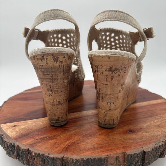 Jelly Pop Womens Adelie Wedge Sandals Size 8. Boho Cottagecore Peasant - Picture 6 of 10